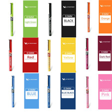 Pilot Hi-Tecpoint V5 / V7 - Liquid Ink Roller Ball Pen Black Blue Red 0.5 / 0.7