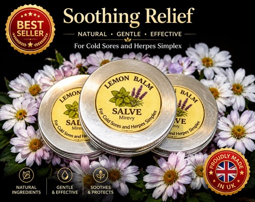 Organic lemon balm salve - lemon,