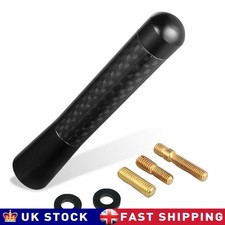 3"Black Car Stubby Roof Aerial Bee Sting Mini Mast Antenna Ariel Universal Decor