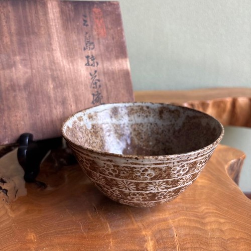 Mishima tea bowl - tea,