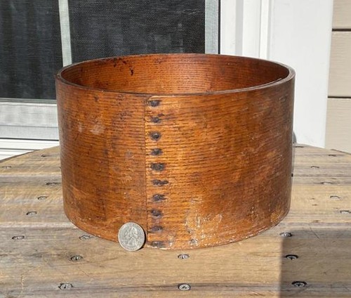 Antique wooden grain measure - wooden,