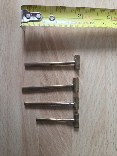 Decorative brass hammers - decorative,