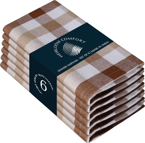 Gingham cloth napkins - gingham, 100%