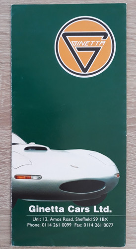 Ginetta range brochure 1995 - ginetta,