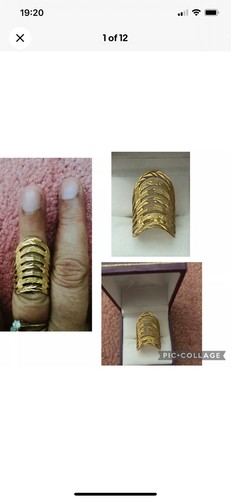 22k solid gold hall marked - 22k, y-gold,hall