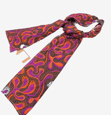 Ankara Orange Cloth Hair Scarf African Print Large Headscarf, Headwrap, Head Tie