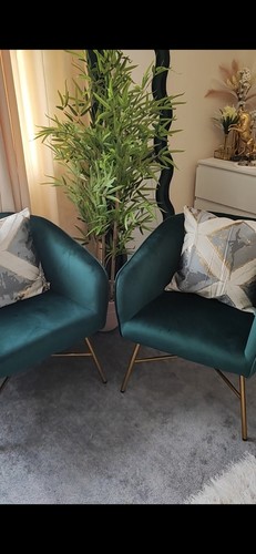 Yaheetech velvet tub chair - velvet,