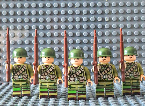 Lego custom ww2 soldiers - ww2,