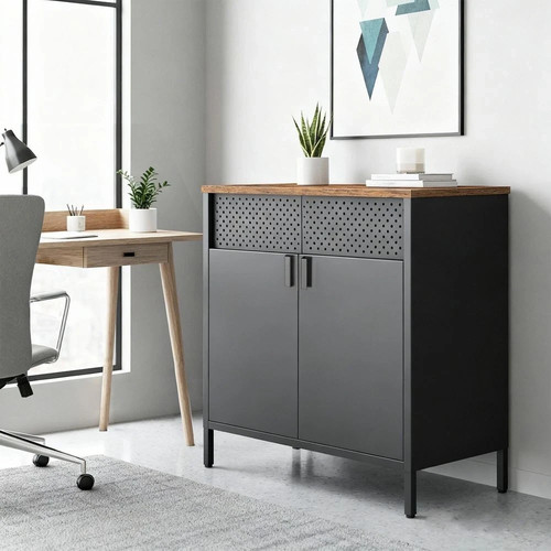 Steel floor cabinet - steel,
