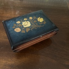 Vintage Intarsitalia Sorrento Music Jewelry Box *Plays Romeo And Juliet WORKING