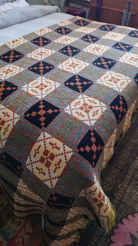 Vintage welsh wool blanket - vintage,