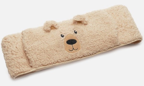 Beige bear teddy fleece hot - beige,