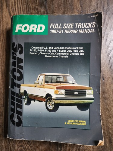 Chilton repair manual ford - manual,