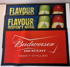 Beer Mats Brothers Cider & Budweiser