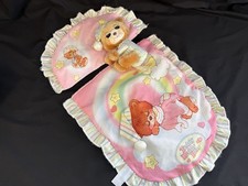 Teddy Beddy Bear Doll Crib Set & Toy Vintage 80’s