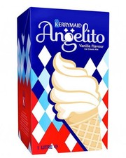 Kerrymaid Angelito Vanilla Ice Cream Mix 1ltr Pack of 1, 6 or 12 Cartons