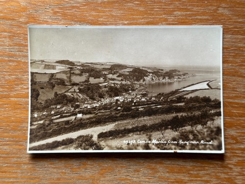Vintage combe martin postcard - combe,