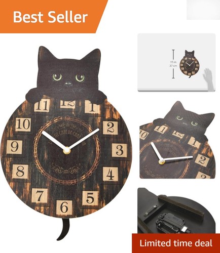 Stylish black cat - stylish, wall