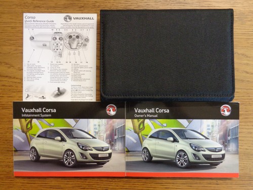 Vauxhall corsa owners handbook - corsa,