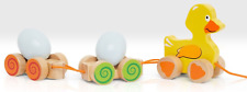 Duck and Egg Wooden Pull Along