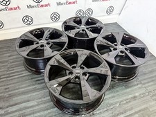 GENUINE AUDI 18" A3  ALLOY WHEELS - 5 x 112 - GLOSS BLACK