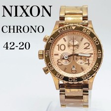 Nixon 42 20 Chrono Pink Gold