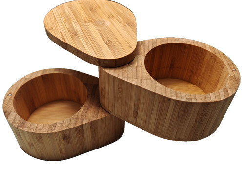 Bamboo salt and - salt, pepper