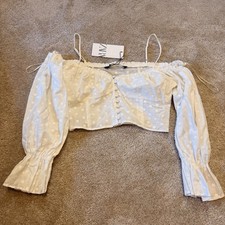 Zara Off Shoulder Poplin