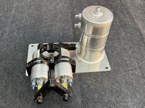 Twin fuel pump swirl pot - fuel,