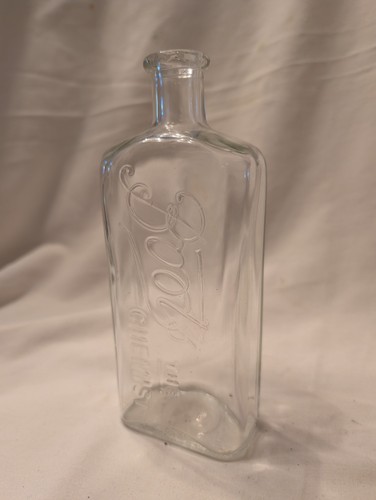 Antique glass bottle clear - glass,