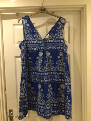 Ladies next blue floral linen - next,