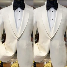 White men suits shawl - shawl, lapel
