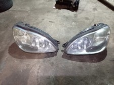 MERCEDES S CLASS W220 FACELIFT 2002-2006 PAIR OF HALOGEN HEADLIGHTS (NOT XENON)
