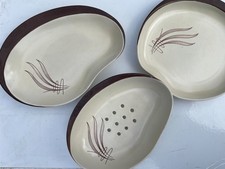 3 Vtg 50s Kidney shaped
