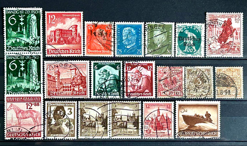 German classic stamps lot of - german,