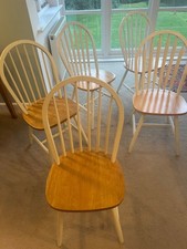 Wheel back dining chairs - back,