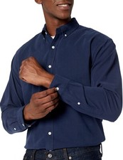 Mens Casual Shirt Oxford Navy