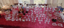 CRYSTAL and GLASSWARE job lot. Mostly antique, OFFERS PLEASE
