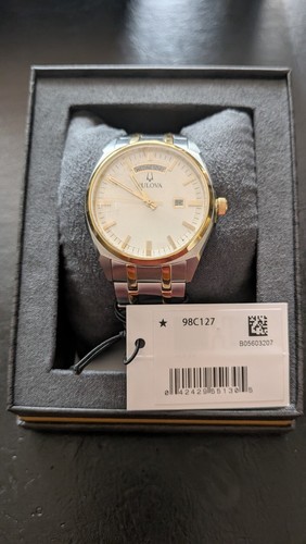 Bulova men surveyor day date - day,