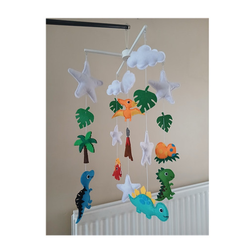 Handmade multicolour dinosaur - handmade,