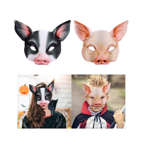 Half face animal - cosplay, accs