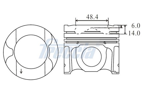 Freccia fp23 102350 - fp23-102350, x4