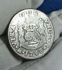 2  reales Mexico Pillar dollar
