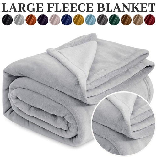 Large fleece blanket throw - fleece,