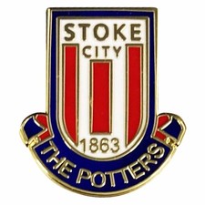 Stoke City Football Crest Pin