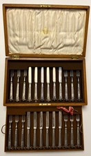 Vintage Mappin & Webb “Princes Plate” 24-Piece Silver Plated Cutlery Set in Orig