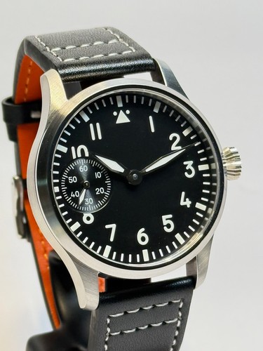 Pilot watch mm - pilot's, handmade