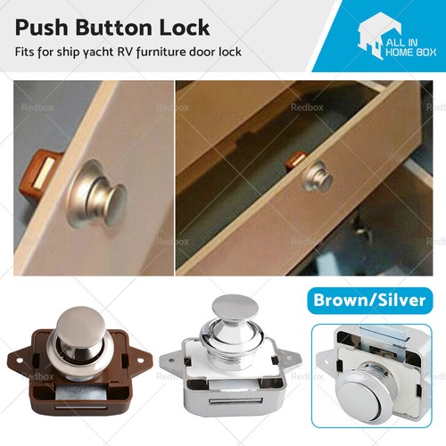 Push button latch - latch, knob