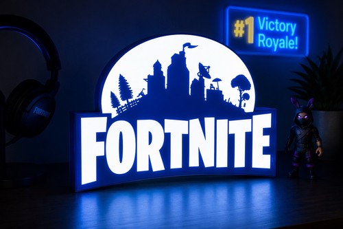 Fortnite led light box - led, 3d