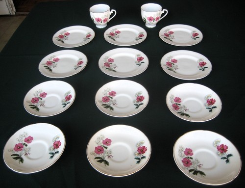 Vintage bone china tea set - china,
